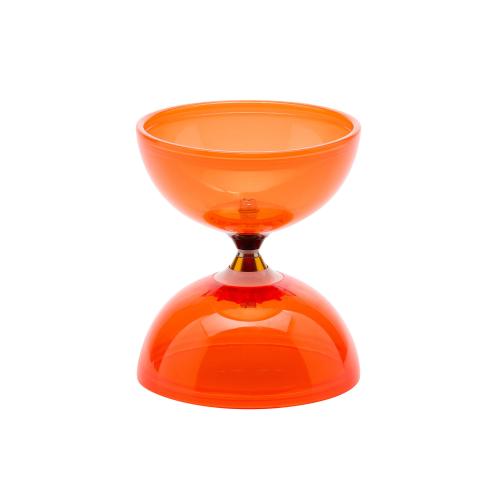 Schuldiabolo Orbit mit Freilaufachse und Handstäben - orange